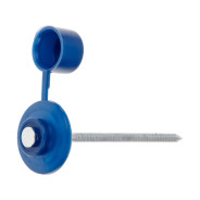 Гвоздь кровельный 2.8х70 мм с пласт. шляпкой, синий (100 шт в пласт. конт.) (для ондулина)  ...STARFIX SMP5-74394-100