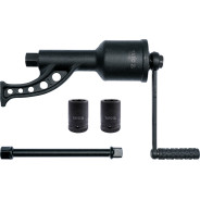 Набор, ключ для колес с редуктором 1" (5800Nm) в комплекте с головками  ...YATO YT-07822