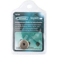 Режущий ролик трубореза (арт.78703, 78704),6.2х4.8х18мм, для резки труб из н/ж ст. и из цв.м.  ...Gross 78709