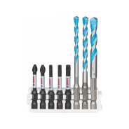 Набор бит и сверл  Impact Control (8 пр.) (3 сверла 5,6,8mm, 5 бит PH2, PZ2, T20, T25, T30 50 mm)  ...BOSCH 2608577144