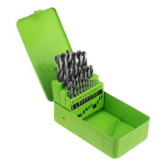 Набор сверл по металлу, 1-13 мм (через 0,5 мм), 25 шт., HSS, в металлической коробке  ...Сибртех 72379