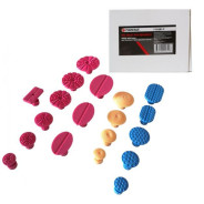 Набор адаптеров пластиковых для беспокрасочного удаления вмятин, 19 пр.  ...Forsage F-915M1-P