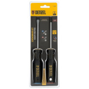 Набор отверток комбинированный 2 шт., CrV, трехкомпонентная рукоятка  ...DENZEL 12211