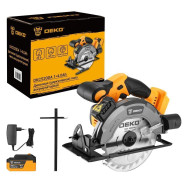 Пила циркулярная аккумуляторная, 20В, 1АКБ 4,0 А/ч, 165 мм,  DEKO DKCS20DA...Deko 085-1155