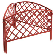 Забор декоративный "Сетка", 24х320 см, терракот PALISAD PALISAD HOME 65026