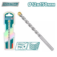 Сверло по бетону 12x150мм  TOTAL TAC261215