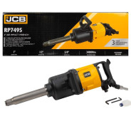 Пневмогайковерт с длинным валом 1" (3486/4200Hм, 2800 об/мин,6.3bar,340 л/мин,8.4кг)  ...JCB JCB-RP7495