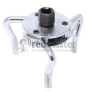 Съемник масляного  фильтра "краб" с "круглым изогнутым захватом" 3/8"+адапт...KINGTUL KT-61913