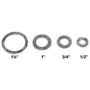 Прокладка паронитовая 1/2 ПМБ (маслобензостойкий) 19х10 h-2mm  ...Симтек 2-0011