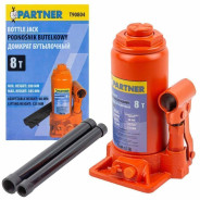 Домкрат бутылочный 8т (h min 200мм, h max 385мм)  Partner PA-T90804