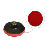 Тарелка опорная с Velcro фиксацией для УШМ (125мм, М14 под ключ)  ...Forsage F-PSD125E