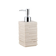 Диспенсер (дозатор) для мыла WEATHERED SAND, бежевый (Материал: НАТУРАЛЬНЫЙ КАМЕНЬ, полирезин, пласт...PERFECTO LINEA 35-151100