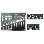 Набор ключей комбинированных универсальный 22 пр. (6-24 мм.) (комбинированные, разрезные, трещоточны...Rock FORCE RF-5147R