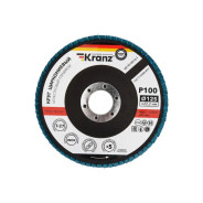 Круг лепестковый 125х22,2мм P100 циркониевый плоск. INOX  KRANZ KR-90-0016-1