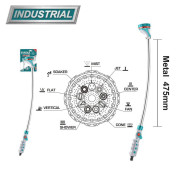 Штанга-распылитель 9-позиционный 700 мм  TOTAL THWW092