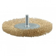 Щётка-крацовка торцевая мягкая 100mm со стержнем  6986VOREL 06986