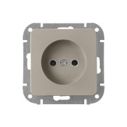 Розетка 1-ая телефонная (скрытая) песочная, Astrum  BYLECTRICA ТР4-6501 песочн