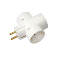 Разветвитель 3-местный, 16А, 250В, трехместный, с заземляющим контактом,  ...BYLECTRICA РВ16-377