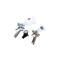 Набор краскораспылетелей с регулятором давл. 3пр(2.0-3.5Bar,120-200л/мин,600мл,1.4мм;3.0-4.0Bar,100-...FORCEKRAFT FK-R8826 (H-2000, H-827-2V)