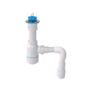 Сифон для умывальника с разборным выпуском 64mm, с гибкой трубой 1 1/4"  ...AV Engineering AVE129751