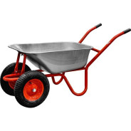 Тачка строительная HDC HD-W402 (120л, 400кг, 2 пневмоколеса 4.00-8)  ...HDC Equipment HD6410-1