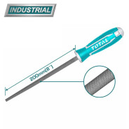 Напильник круглый слесарный 200 мм  TOTAL THT91386