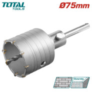 Коронка SDS-plus 75мм  TOTAL TAC430751