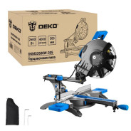 Пила торцовочная,2600 Вт, диск 305x30x3,0 мм, 4000 об/мин,  DEKO DKMS2600W-305 Laser...Deko 083-1094