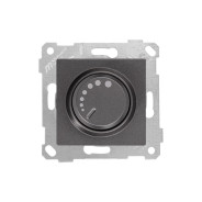 Выключатель поворотный, диммер, скрытой установки, 1000Вт, дымчатый, RITA,  ...MUTLUSAN 2200 444 0295