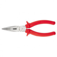 Длинногубцы Econom, 180 mm, изогнутые шлифованные, пластмассовые рукоятки  ...Matrix 17495