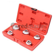 Набор съемников масляных фильтров 3/8", 5пр. (24, 27, 32, 36, 38мм), в кейсе  ...Partner PA-03R003