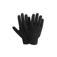 Перчатки х/б трикотажные, 10класс, черные,  РФ 2477
