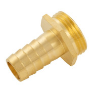 Штуцер для шланга 3/4" с наружной резьбой G1"  DENZEL 97272