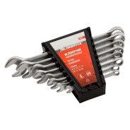 Набор ключей комбинированных, 6 - 19 mm, 8 шт., CrV, матовый хром  ...Matrix 15408