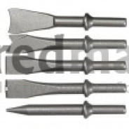 Набор насадок с круглым хвостовиком д/пневмозубила 5 предм.  ...SUMAKE ST-2004/R