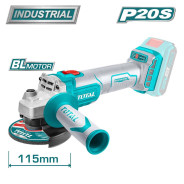 Углошлифмашина аккумуляторная , 20В, Без АКБ, 115 мм, 3000/8500 об/мин,  ...TOTAL TAGLI201158