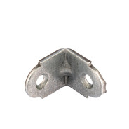 Уголок мебельный усиленный, 20х20х16 мм, цинк  Сибртех 46512