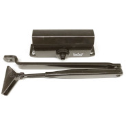 Доводчик дверной гидравлический TS Nano (20-45кг), темно-коричневый  ...DORMA 8010056