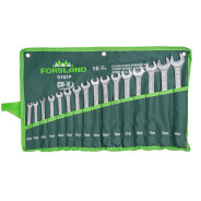 Ключи комбинированные, набор 16пр. (6-19, 22, 24мм)  Forsland Forsland-5161P