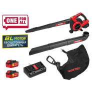 Аккумуляторная воздуходувка BB 2536-1 D в кор. ALL1 МЕГА АКЦИЯ БЕСЩЁТ.ДВИГ., 18В+18В, 2акб, 4 Ач, ма...WORTEX 1333418