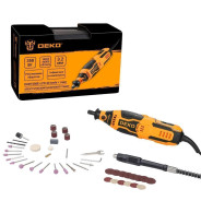 Гравер 350Вт, 3.2мм, 35000 об./мин, DKRT350E-LCD SET 43Deko 063-1413