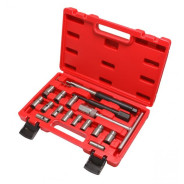 Набор фрез для чистки и восстановления посадочных мест дизельных форсунок,17пр.(14х14,15.5х15.5,17х1...Forsage F-917G7