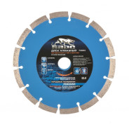 Диск алмазный Сегментный ф180х22.2мм, сухое резание  Барс 73064