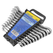 Ключи комбинированные трещоточные (8,10-19мм), набор 11пр.  Partner PA-51112