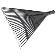 Грабли веерные пластиковые, 600 мм, 24 плоских зуба, без черенка  ...Сибртех 61708