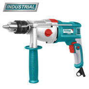 Дрель ударная 1050Вт, 16мм, 0-1100-3000об/мин,  TOTAL TG111165