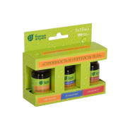 Набор эфирных масел "Стройность и упругость тела",  3х15 мл, "Банные штучки" (ап...БАННЫЕ ШТУЧКИ 30001