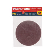 Шлифлист 150мм P80 без отв. 4 шт. для станка GM 1528  WORTEX 1325981