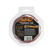 Леска ф 2.7 мм х 15 м витой квадрат сеч. TRIPLE PRO METSA (трехкомпонентная)  ...STARTUL ST6162-27