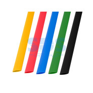 Набор термоусадочной трубки 8,0 / 4,0 мм, пять цветов, упаковка 50 шт. по 1 м,  ...REXANT 29-0158